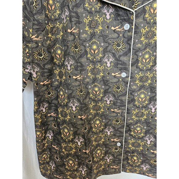 Blissfully Bookish Harry Potter Pajamas Size 3X Top and Shorts NWOT - Picture 4 of 6